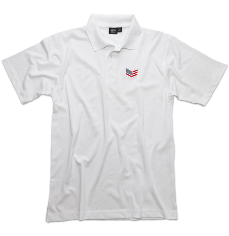 Men's White Polo Shirt With Logo