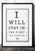 Freedom Eye Chart-Limited Edition Prints
