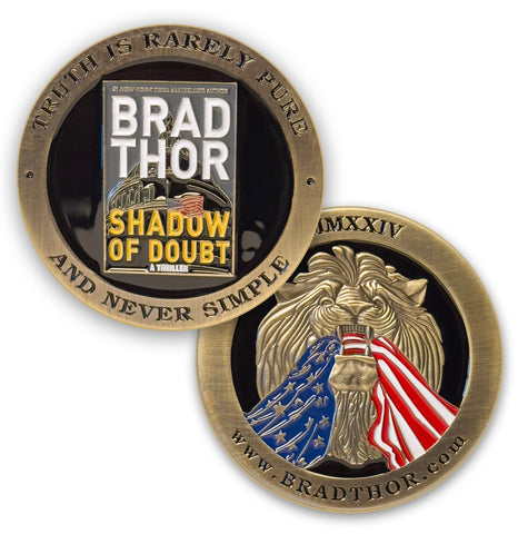 LIMITED EDITION Shadow of Doubt Challenge Coin