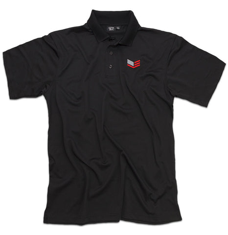 Men's Black Polo Shirt With Logo