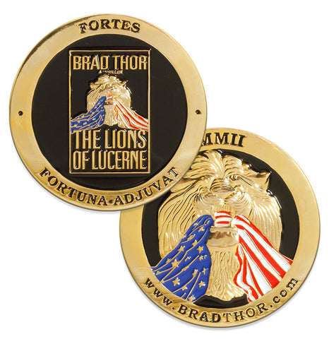 LIMITED EDITION The Lions of Lucerne Challenge Coin